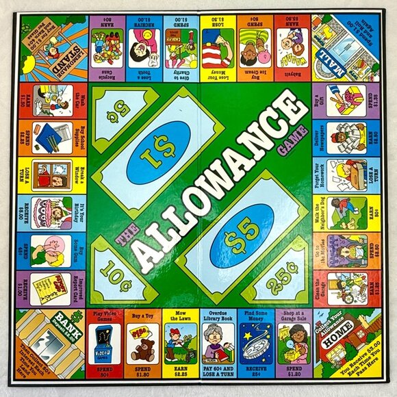 The Allowance Game Educational Board Game Lakeshore 100% Complete - Picture 2 of 9